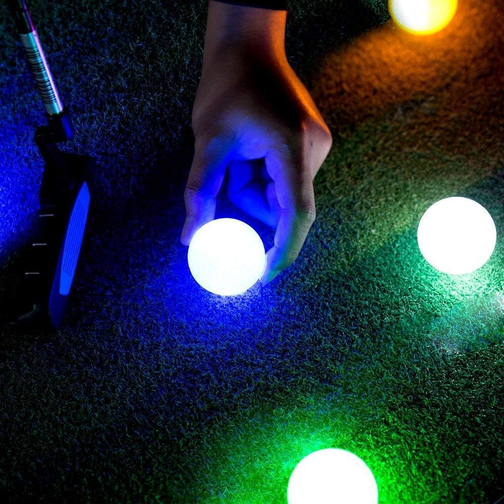 Glow Golf Balls, Led Light up Night Golf Balls Glow in the Dark