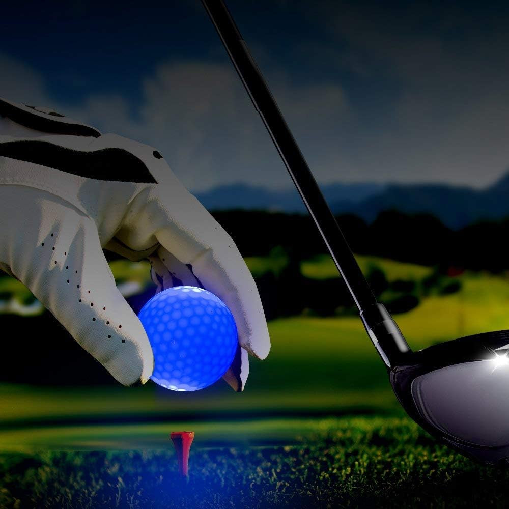 Glow Golf Balls, Led Light up Night Golf Balls Glow in the Dark