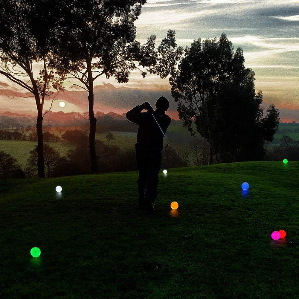 Glow Golf Balls, Led Light up Night Golf Balls Glow in the Dark